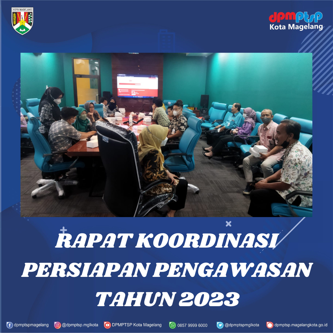 RAKOR PERSIAPAN PENGAWASAN TAHUN 2023