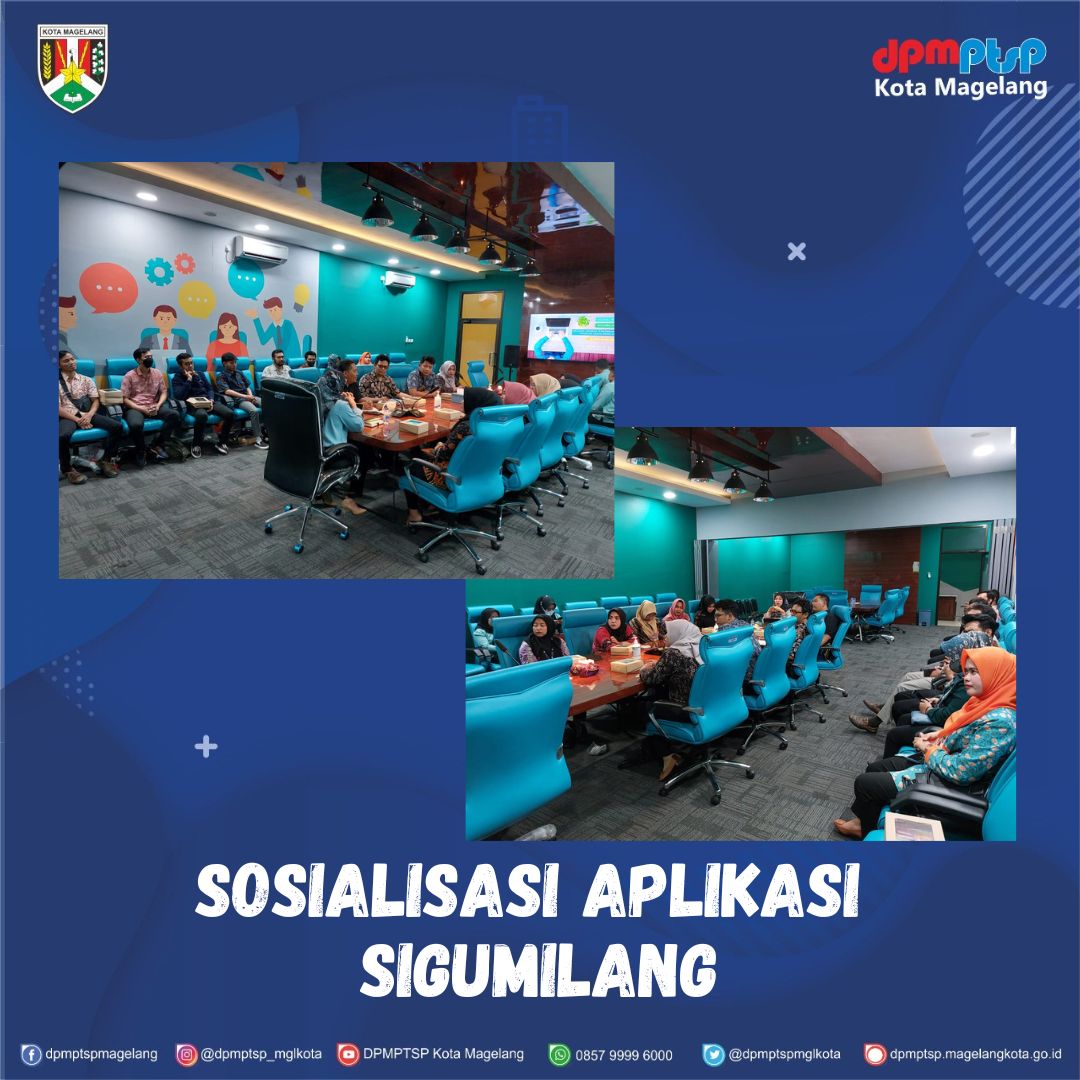 SOSIALISASI APLIKASI SIGUMILANG