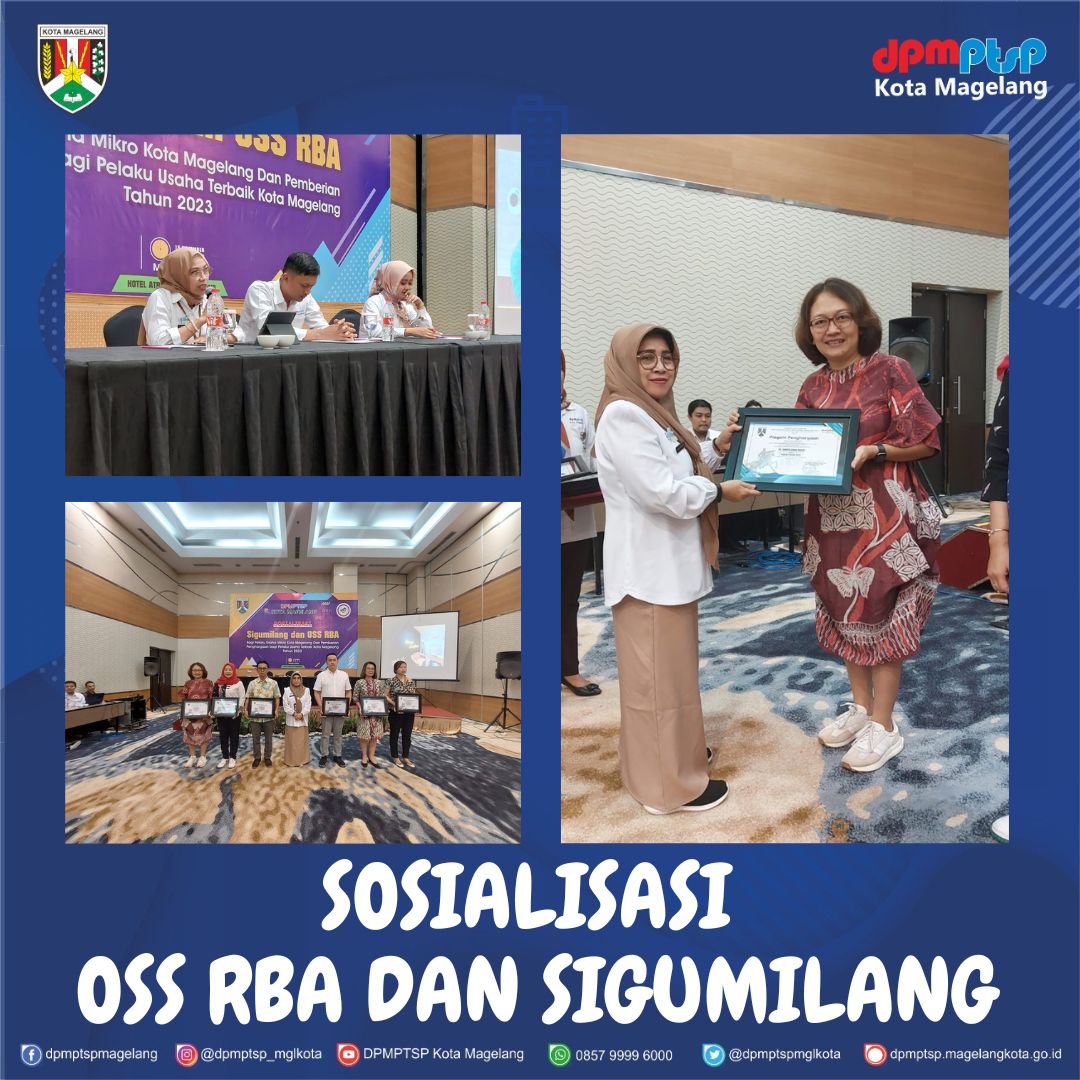 SOSIALISASI OSS RBA DAN SIGUMILANG